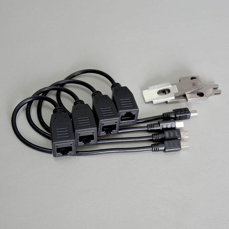 MINI USB 公头转RJ45母头